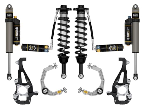 2021-2024 Ford F-150 ICON 4WD, 3.5-4.5" Lift, Stage 4 Suspension System, Billet, CDXS