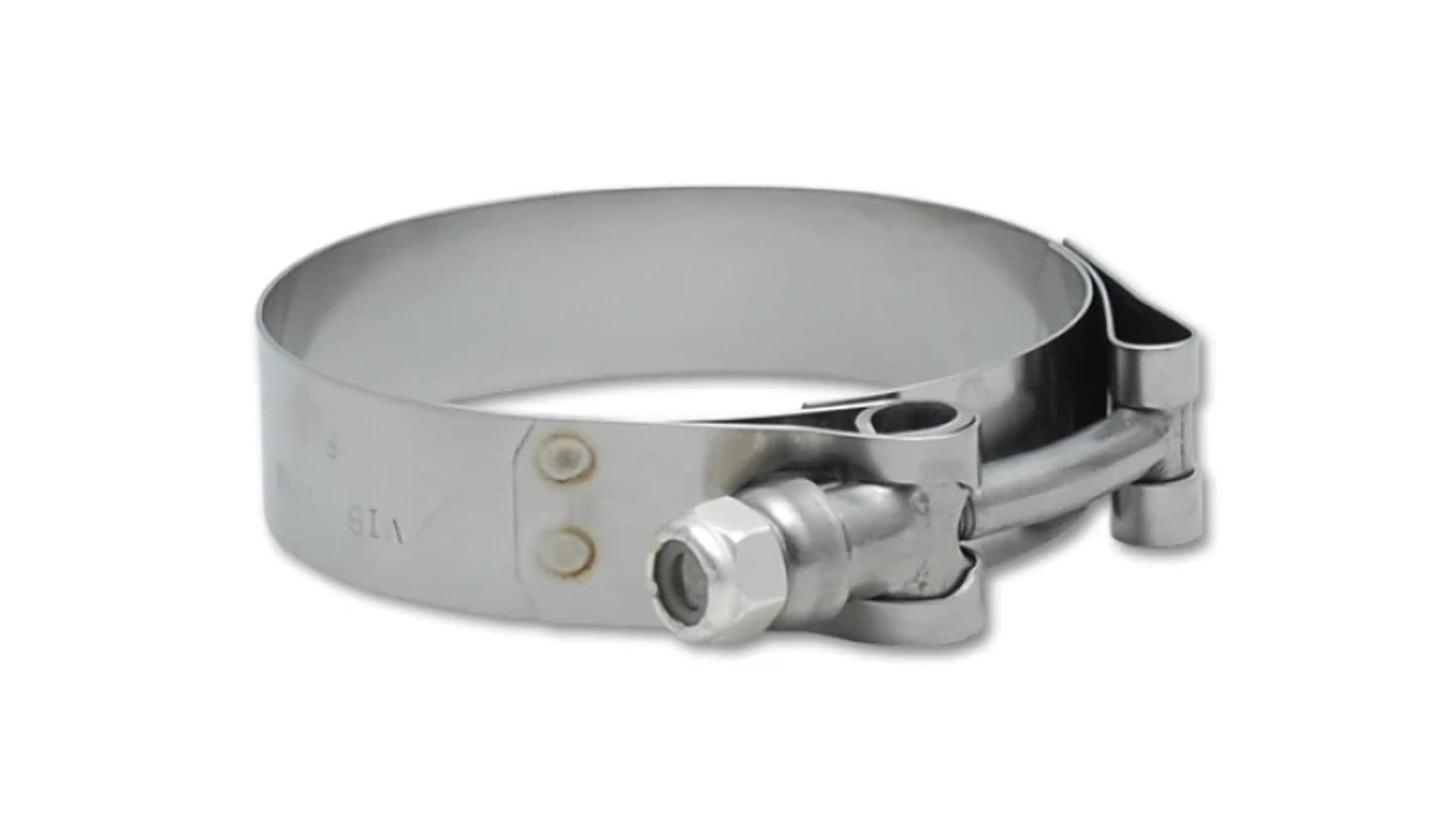 2787 Vibrant Stainless Steel T-Bolt Clamps Pack of 2 - Size Range 1.29in to
