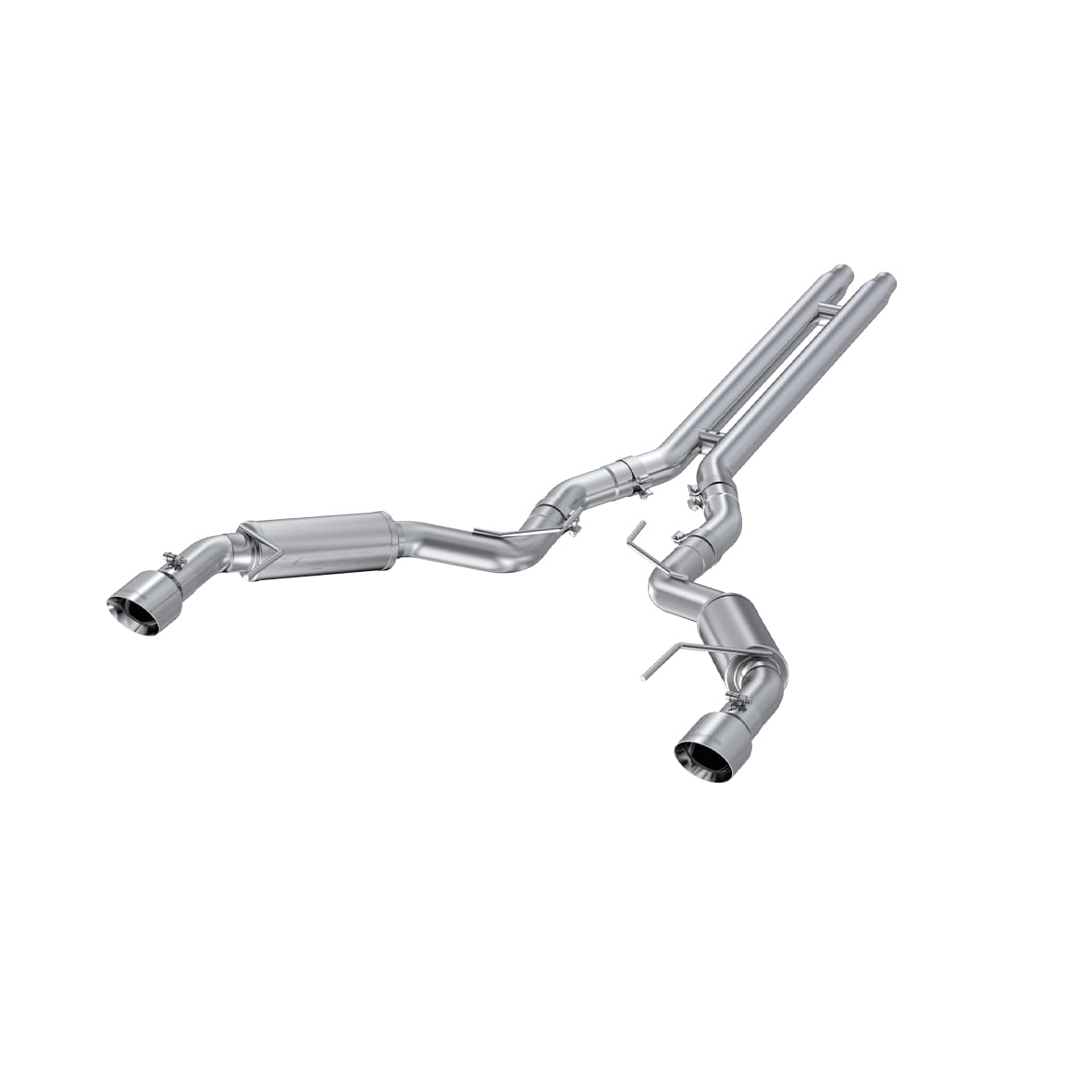 3" MBRP Cat Back, Dual Split Rear, Race Version Exhaust System with 4.5" tips (Aluminized Steel)