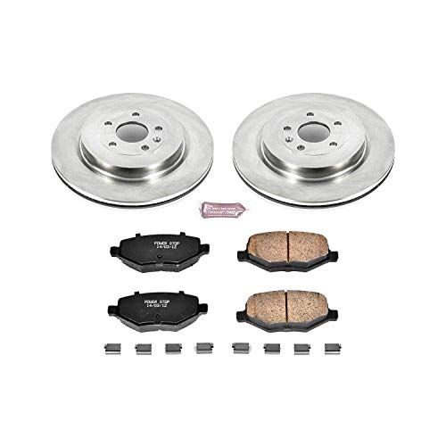 Power Stop KOE7724 Rear Replacement Brake Kit-OE Brake Rotors & Ceramic Brake Pads Autospecialty