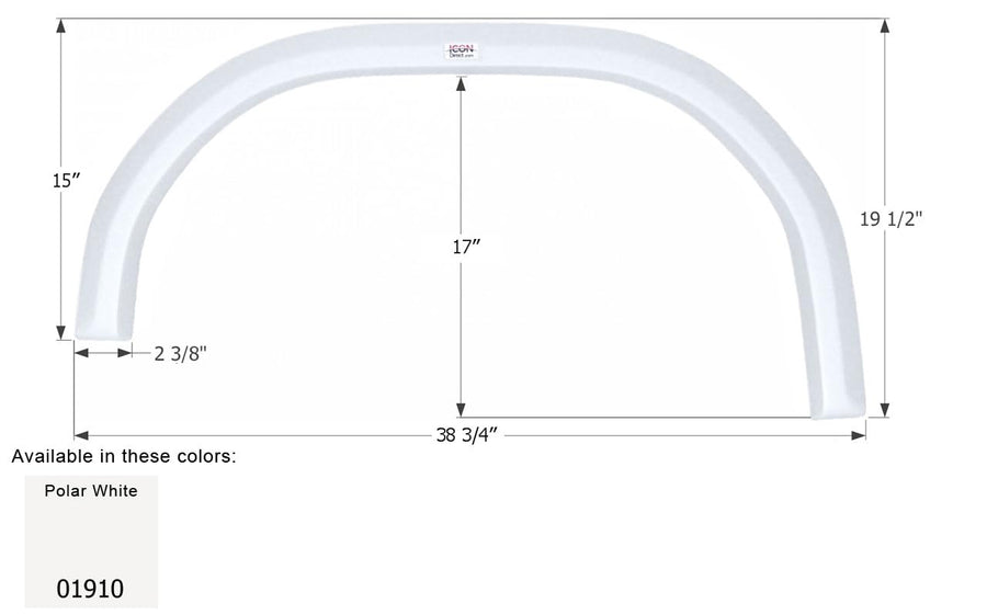 Fender Skirt ICON, Single, Damon, FS1899, Polar White, LH