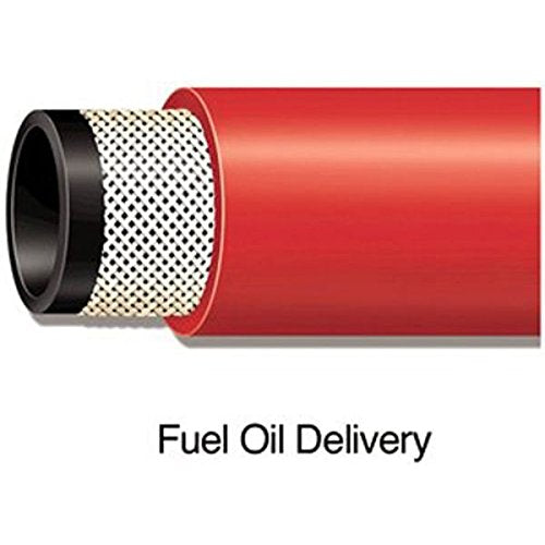 Gates Type C 32210413 Nitrile Fuel-Master Oil Delivery Transfer Hose, 200 Maximum Pressure, 175' Length, 1" ID