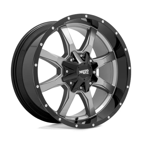Moto Metal 20X10 MO970 G-GRY BLK LP -24MM 8X170 - MO97021087424N