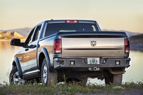 Ascent WARN 96440 Rear Bumper: Dodge Ram 1500 (2010-2016), Dodge Ram 2500, 3500 (2010-2013)