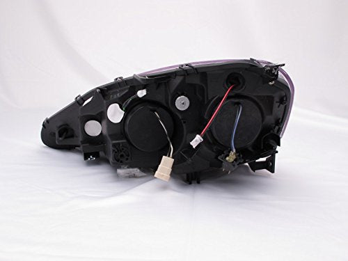 Headlight Assembly Anzo USA LED Strip Clear Lens Pair LED Black