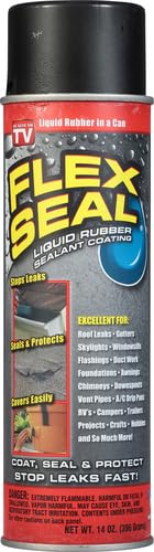 Satin Black Flex Seal Rubber Spray Sealant 14 oz. - Case of 6