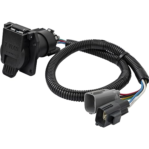 Buyers Products 7-Way RV Blade Output Trailer Connector for Ford 2020+ F-250, F-350 & F-450, Start Way & End Way 7 + 4, Vehicle Side Wiring, RV Accessories