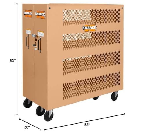 Jobsite Storage Cabinet KNAACK,53"Wx30"Dx65"H