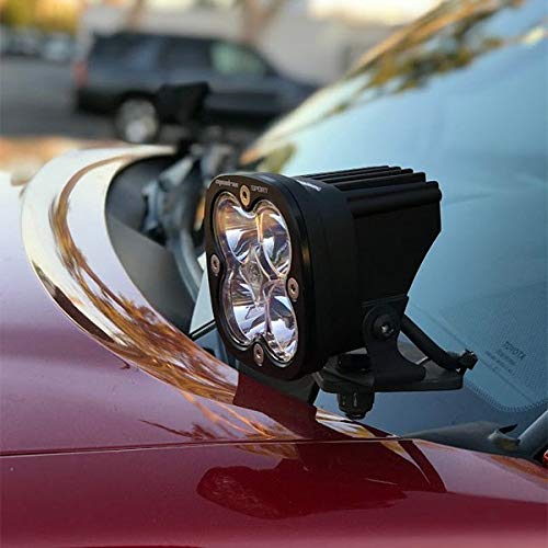Baja Designs Squadron Sport Flush Mount Led Spot Clear Black