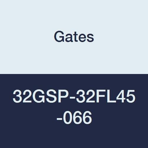 Code 61 O-Ring Flange Gates 32GSP-32FL45-066, Zinc Plated Carbon Steel, 10.12", 45° Bent Tube, 2" ID