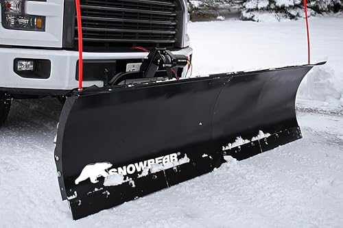 84-Inch DK2 x 22-Inch Hitch-Mounted Winch-Driven Snowplow Kit Universal