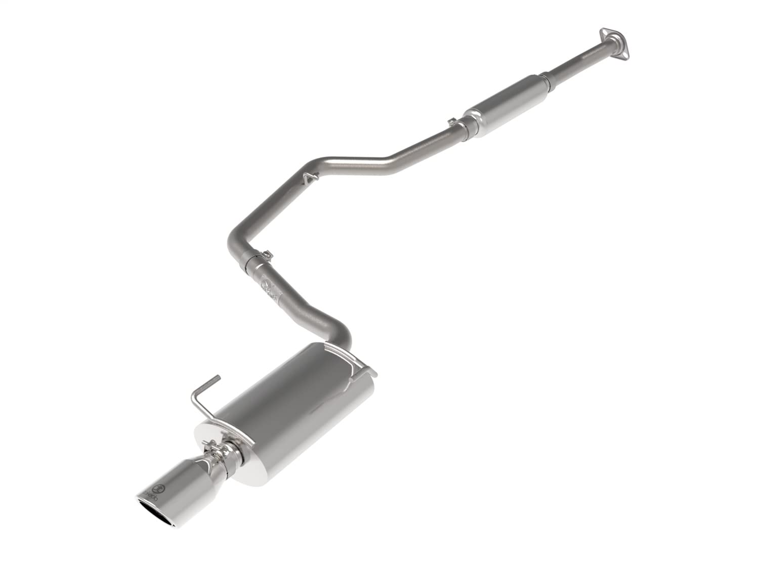 Takeda aFe POWER 49-36052-P 2-1/4 IN 304 Stainless Steel Cat-Back Exhaust System w/Polished Tip, fits Subaru Impreza 12-16 H4-2.0L