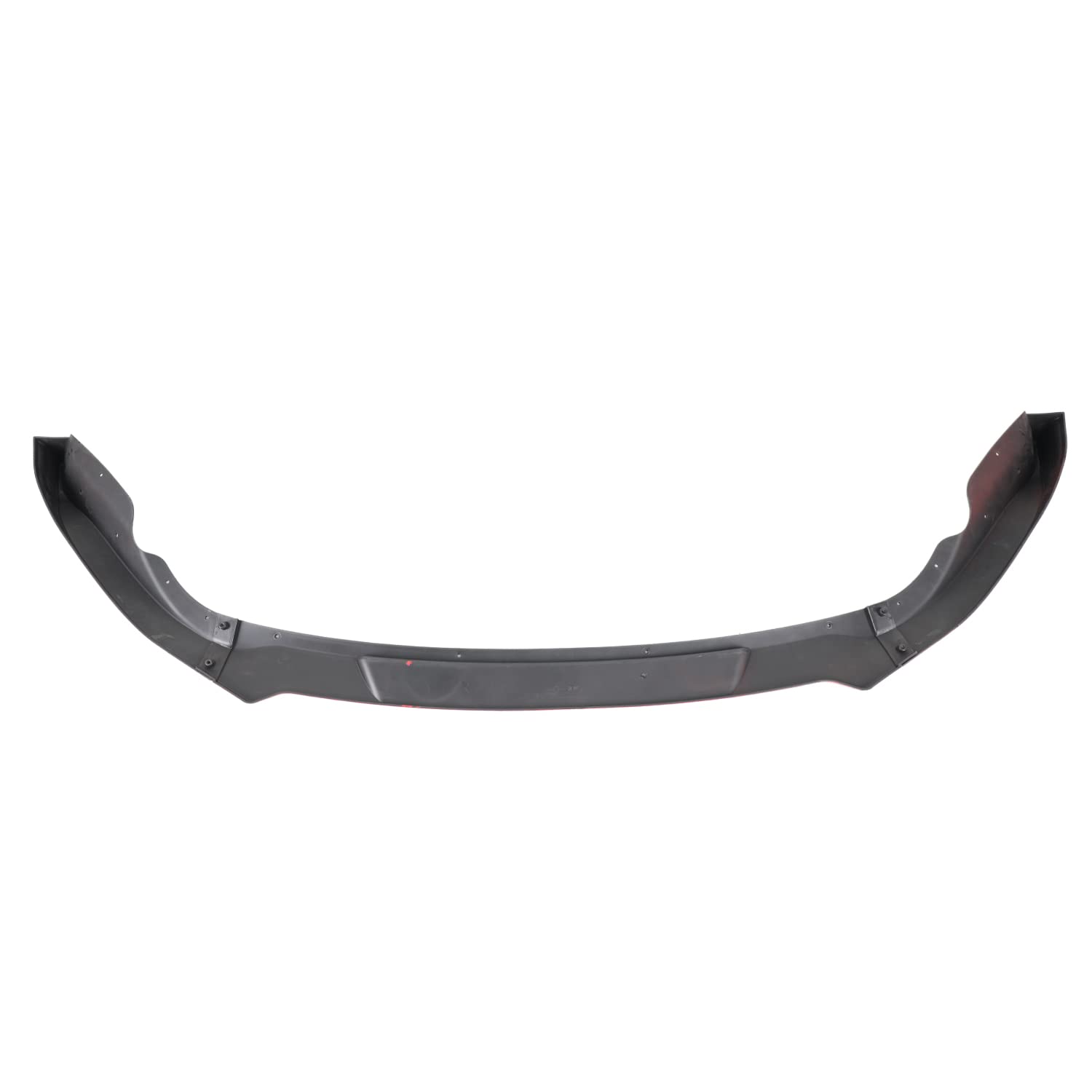 Glossy Black Spec-D Tuning Red Trim Front Bumper Lip Spoiler Kit 3PC Set Compatible with Nissan 370Z 2009-2012