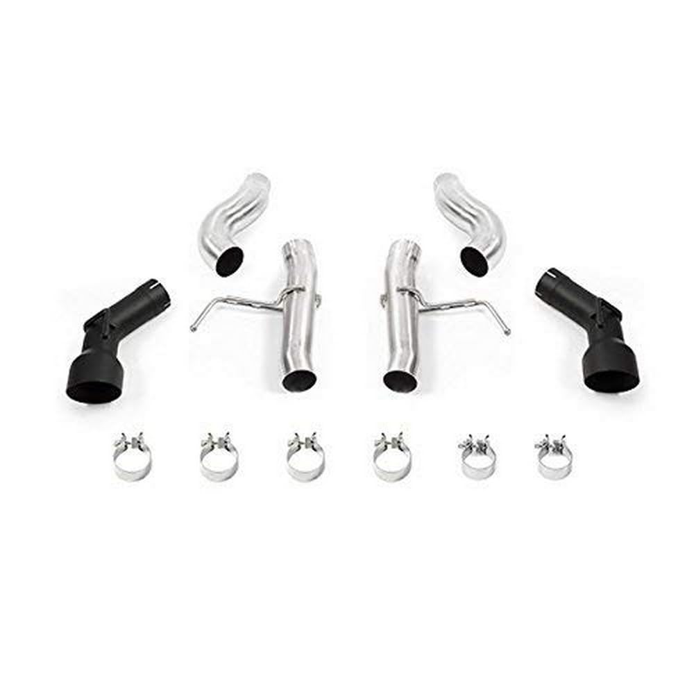 Mishimoto Dual Tip MMEXH-CAM4-16ADTRBK Race Axleback Exhaust Fits Chevrolet Camaro 2.0T 2016-2018 Black