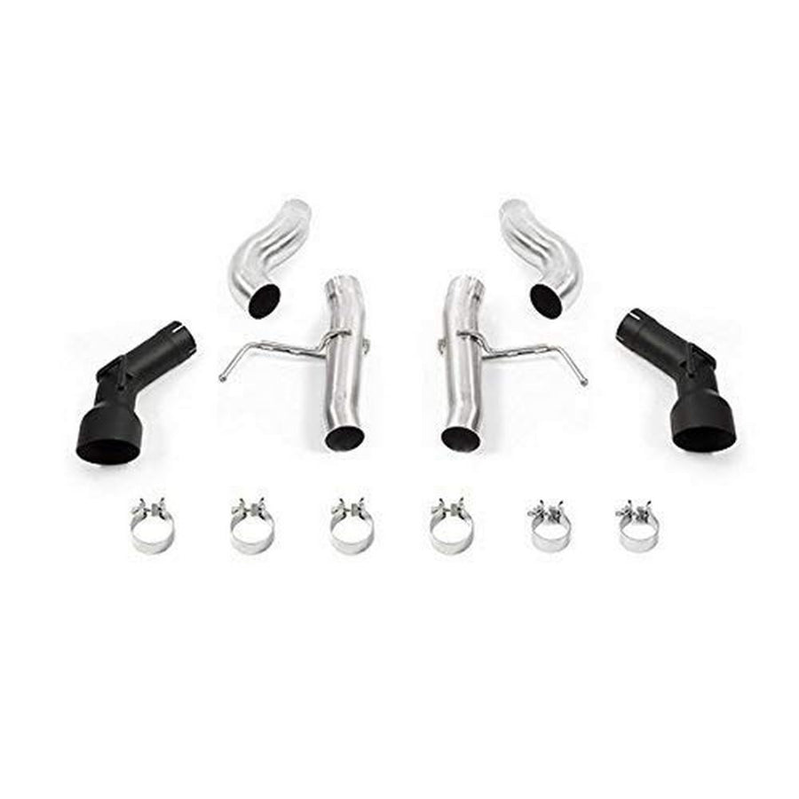 Mishimoto Dual Tip MMEXH-CAM4-16ADTRBK Race Axleback Exhaust Fits Chevrolet Camaro 2.0T 2016-2018 Black