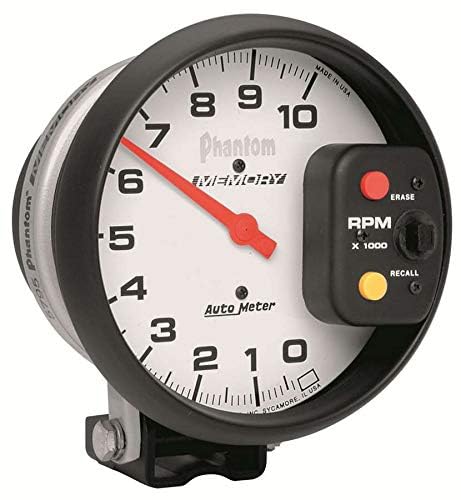 Auto Meter Phantom Memory Tachometer, 5.000 in. 5795