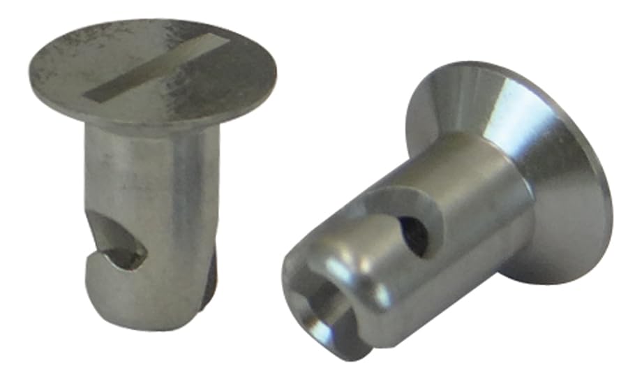 Flush Moroso Quick Fasteners, 5/16" x .450, Aluminum