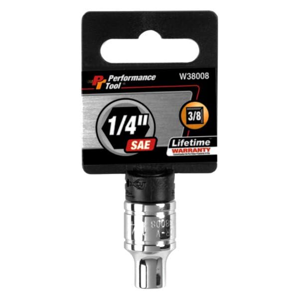 W38008 Performance Tool 6-Point Socket, 3/8-Inch Drive, 1/4