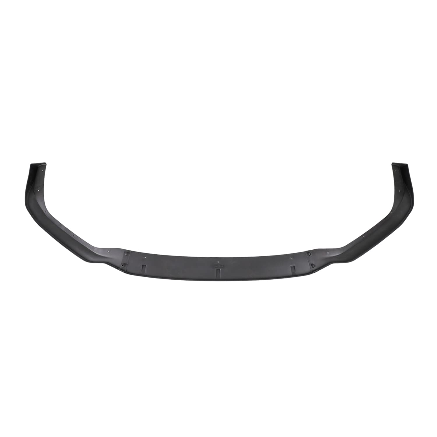 Spec-D Tuning Front Bumper Lip Spoiler Glossy Black Red Trim 3PC Compatible with 2014-2016 Lexus IS250 F-Sport