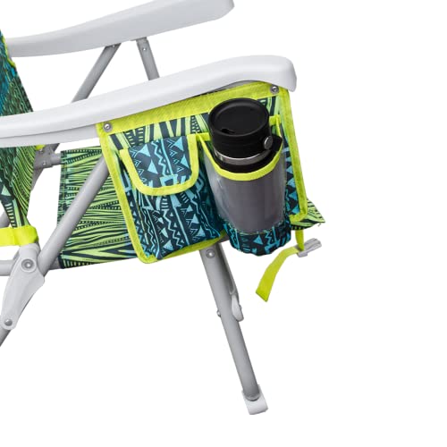 Hurley Beach Standard Backpack Outdoor Chair, One Size, Lime