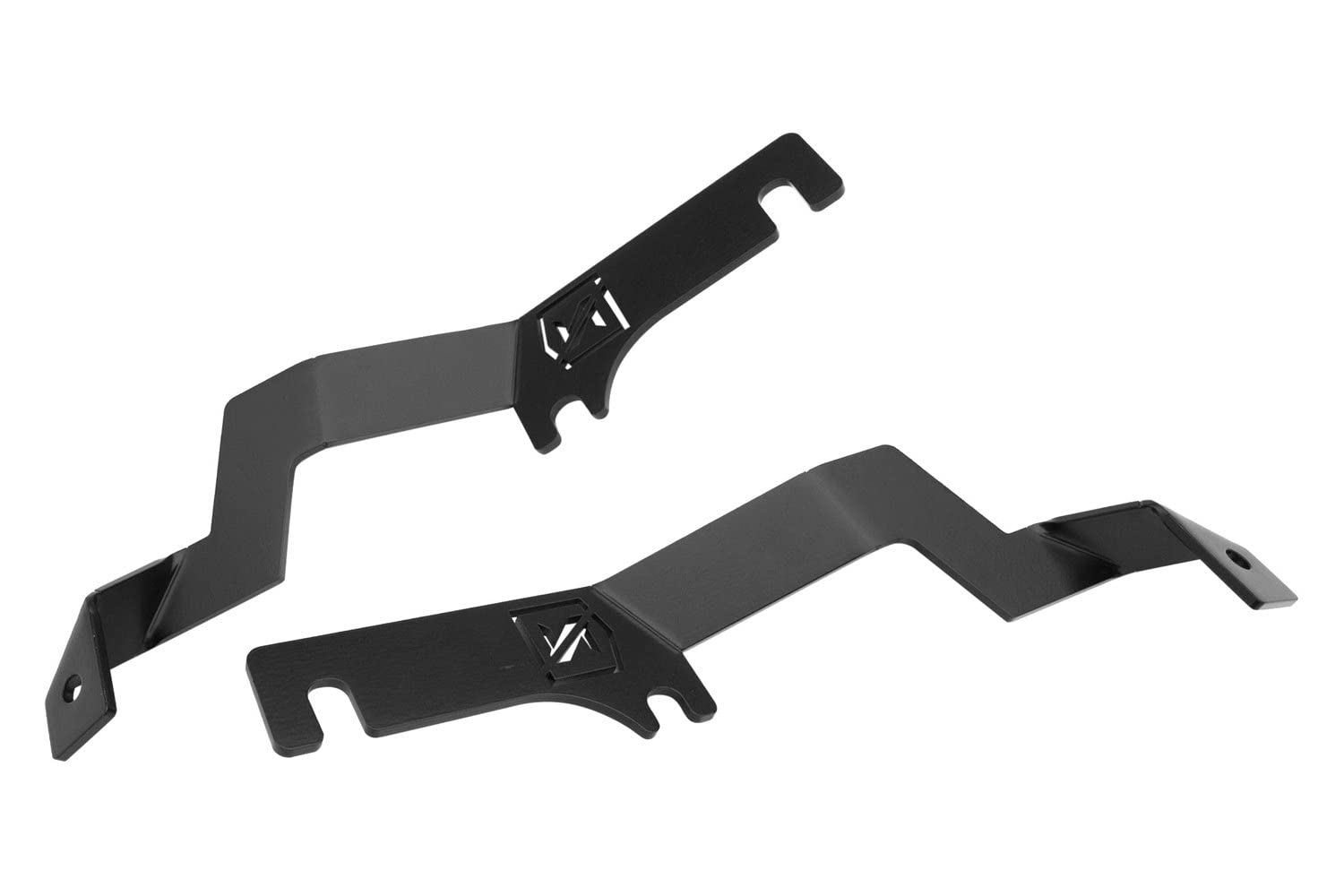 ZROADZ LED Kit Ditch Hood Hinge - Compatible w/ 2015-2017 Ford F150 - Incl. (2) 3 Inch Pod Lights - Mild Steel Gloss Black Finish - Bolt-On Easy Installation - PN #Z365731-KIT2