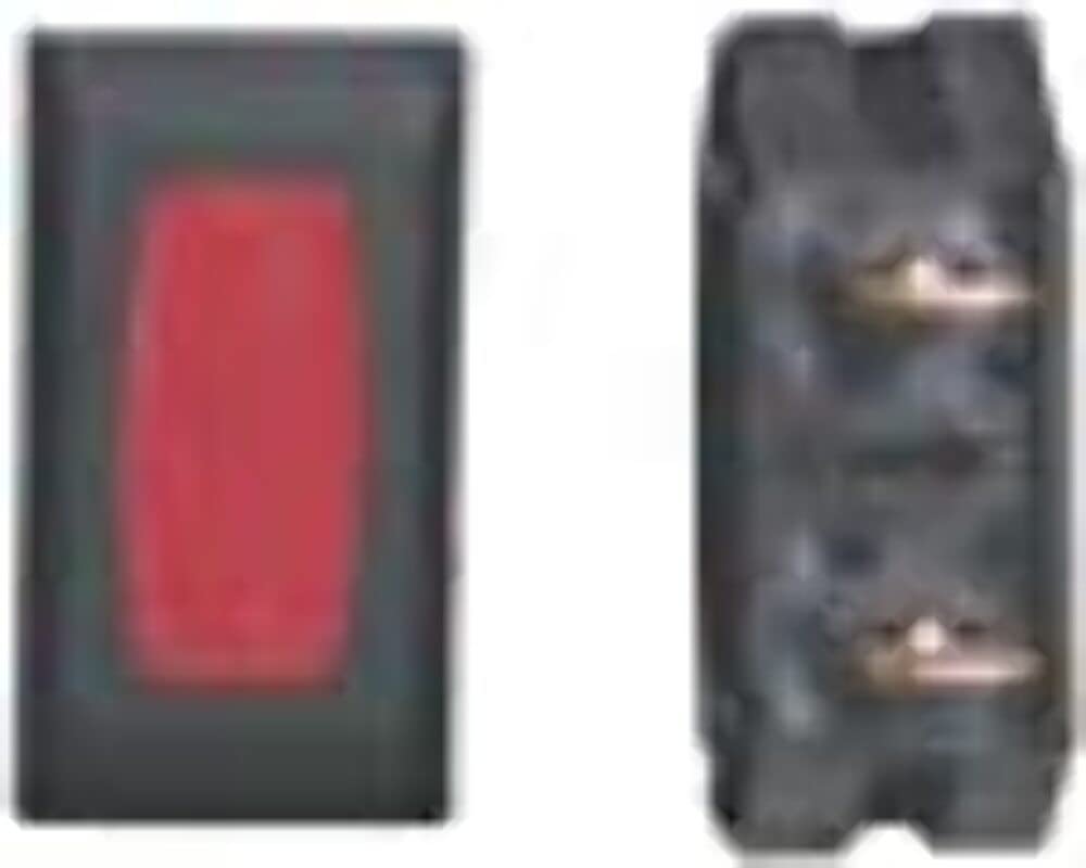 Lamp Indcto 12V Blk W/Red