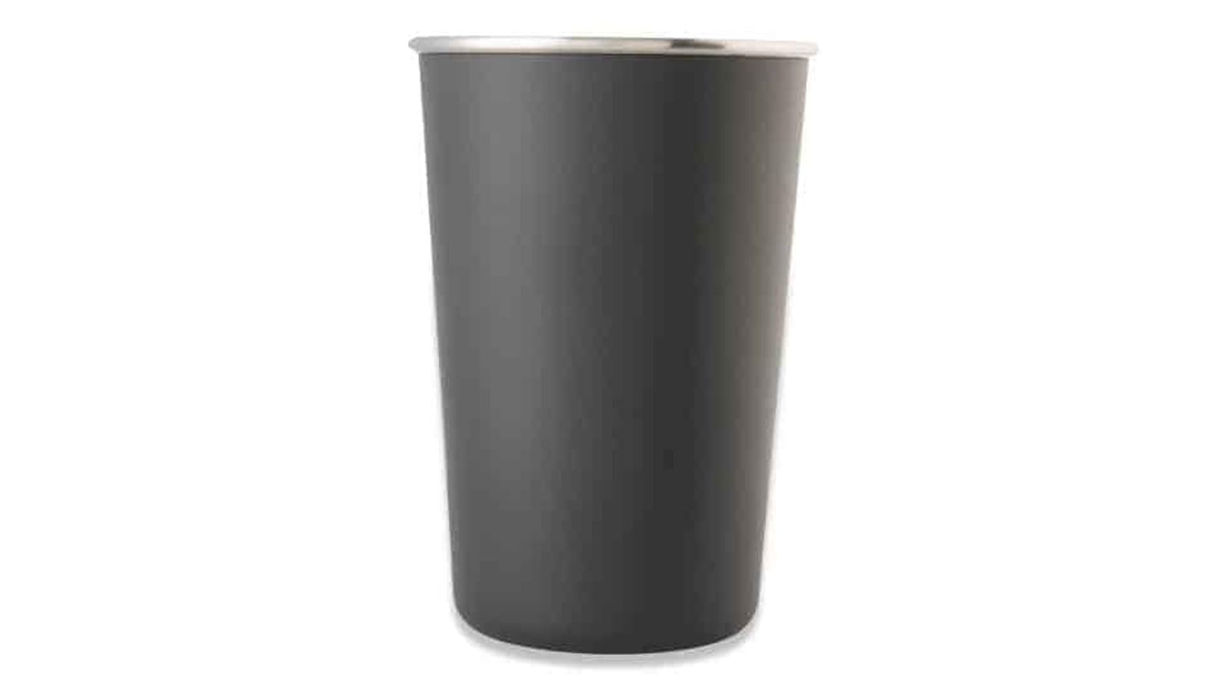 16 oz Grizzly Grip Pint | Stainless Steel | Lid Sold Separately | for Cocktails Coffee Car Travel Beach Camping Hiking Hunting Fishing |Charcoal