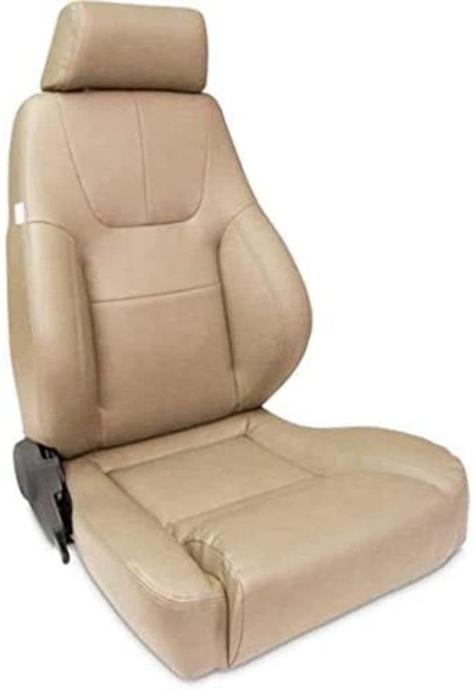 Beige Vinyl Racing Elite Lumbar Recliner Right Seat ProCar by Scat 80-1200-54R
