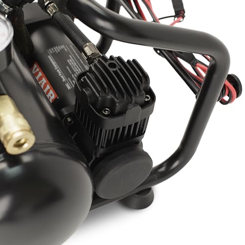 VIAIR 380C Compressor Plug-N-Play, 12V, 1.5 gallon tank, 200 PSI Rated with 7-way Power Access, for nailing, air tools, tire inflation