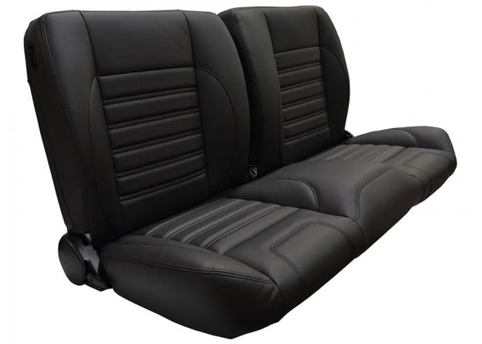 Brothers Trucks Split-Bench Seat QSBNH87RED - Sport - Black/Red Stitching