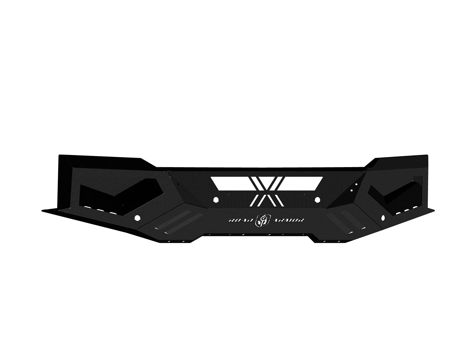 Evolution Road Armor 2242EF3B Front Winch Bumper Sheet Metal Pre-Runner Guard - Texture Black - Compatible with: 2024-2025 GMC 2500 3500