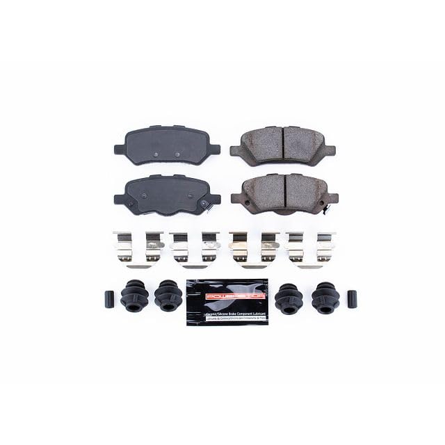 Power Stop Z23-1402 Z23 Evolution Sport Carbon Fiber Infused Ceramic Brake Pads with Hardware For Toyota Venza 2009-2016 [Model Specific]