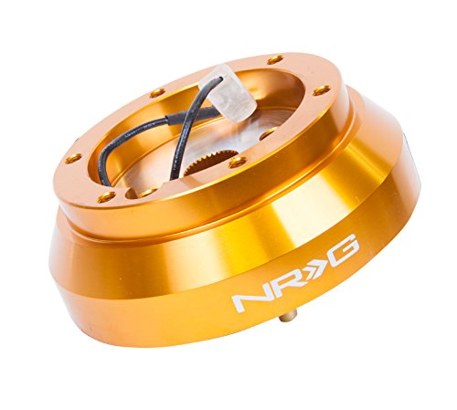NRG Innovations Steering Wheel NRG-SRK-140H-RG Quick Release Short Hub Adapter with Mounting Bolts, Quick Short Hub Lock Rose Gold 6X70 MM BOLT