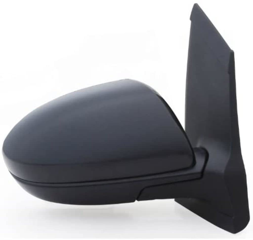 Passenger Side Fit System Mirror for Mazda 2, Black, PTM Cover, Foldaway, Power