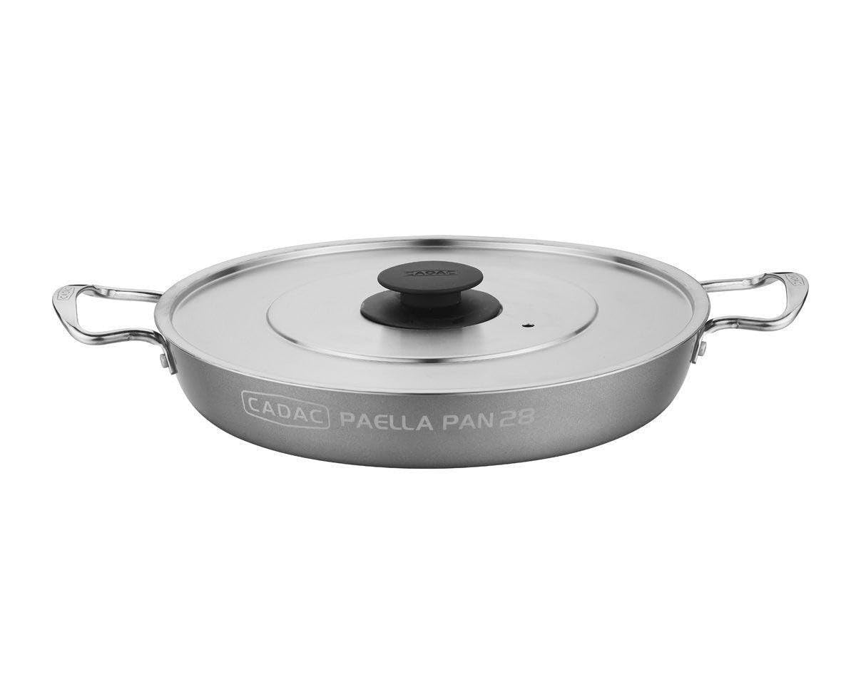 CADAC Paella Pan Safari Chef With Lid 28cm Stainless Steel