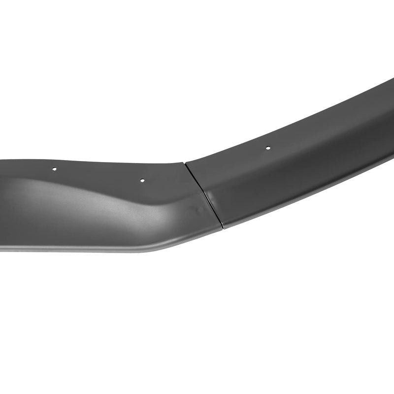 Matte Black Spec-D Tuning Front Bumper Lip Splitter Spoiler 3PC Compatible with 2017-2020 Lexus IS350 IS200T
