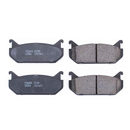 Power Stop Z16 16-584 Evolution Rear Ceramic Brake Pads For Ford Probe 1993-1997, Mazda 626 1993-2002, Mazda MX-6 1993-1997 [Model Specific]