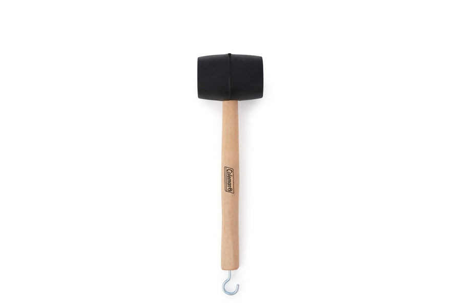 Coleman Tent Peg Remover Hook with Rubber Mallet, Double-Sided Mallet Head Made of High-Impact Rubber, Great for Camping, Tailgating, Carpentry, Metalwork, & More