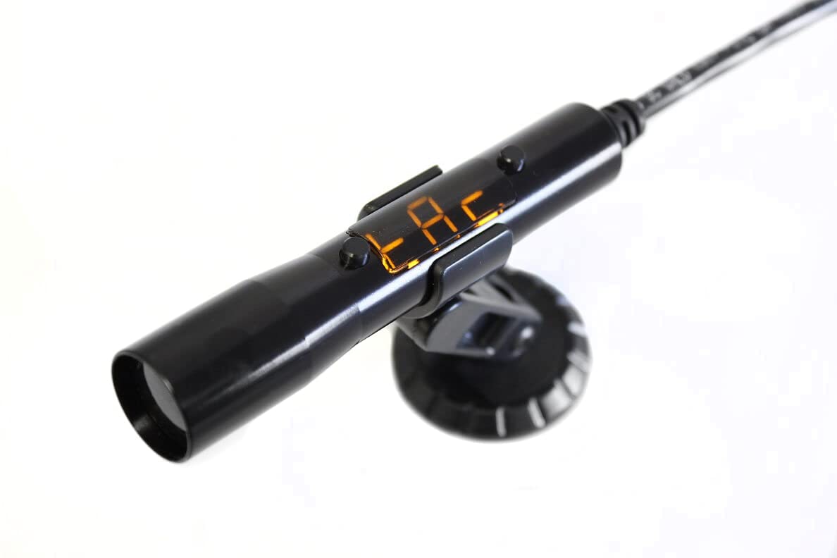 Sniper Holley 840008 Standalone Shift Light Black with Yellow LED Direct Wire Hookup