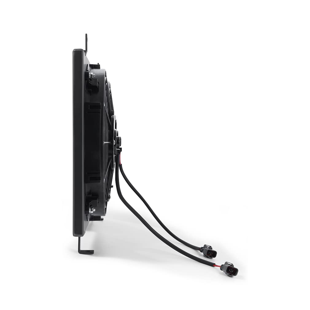 Mishimoto Fan Shroud Kit Aluminum Compatible With Acura RSX 2002-2006, Black