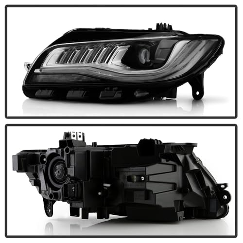 Linclon MKZ 18-22 Spyder (POE) HID w/AFS LED DRL Headlight - Low Beam-D3S(Not Included) ; High Beam-D3S(Not Included) ; Signal-LED - OE Left