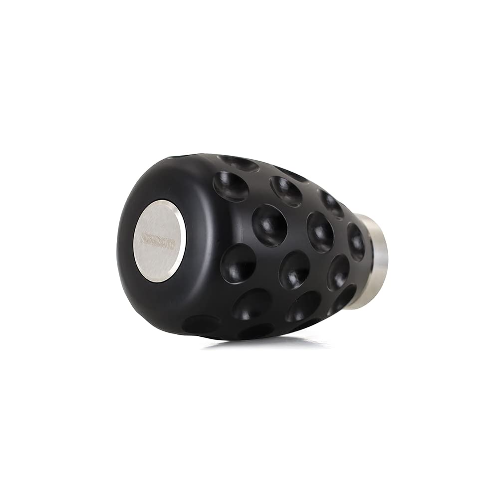 Weighted Steel Core Mishimoto Shift Knob, Dimple, Black