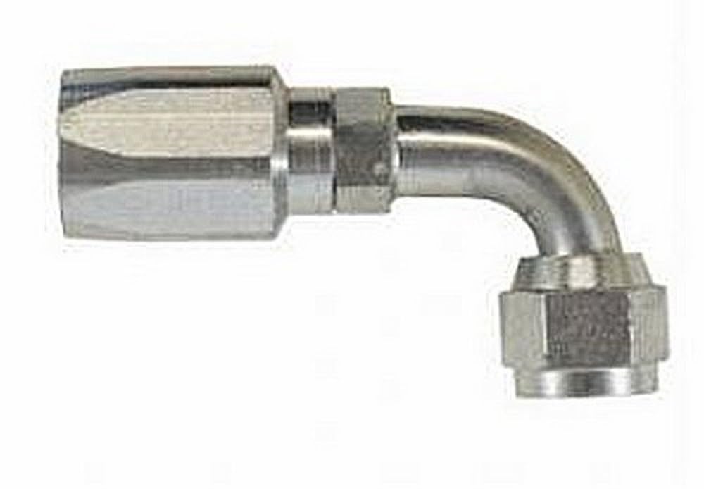 12C5-12RFSX90 Gates Field Attachable for C5C, C5D and C5M Hose, Female SAE 45 Flare Swivel, 90 Bent Tube, Steel, 5/8" ID