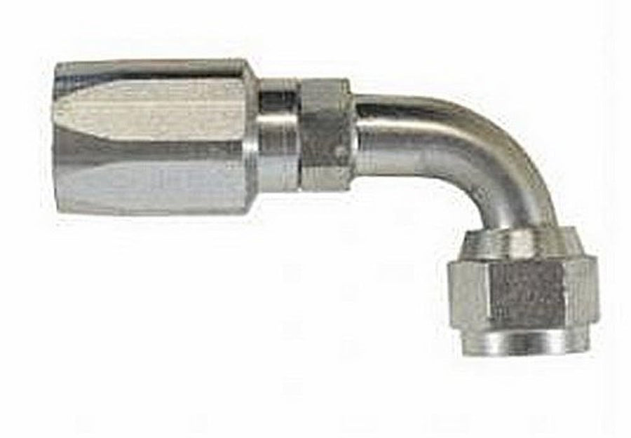 12C5-12RFSX90 Gates Field Attachable for C5C, C5D and C5M Hose, Female SAE 45 Flare Swivel, 90 Bent Tube, Steel, 5/8" ID