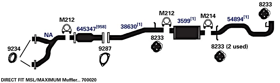 700020 AP Exhaust Products Muffler