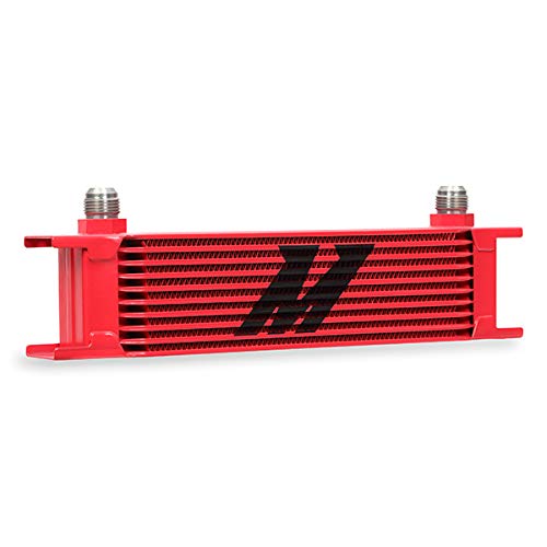 Mishimoto Universal 10 Row Red Oil Cooler, MMOC-10RD