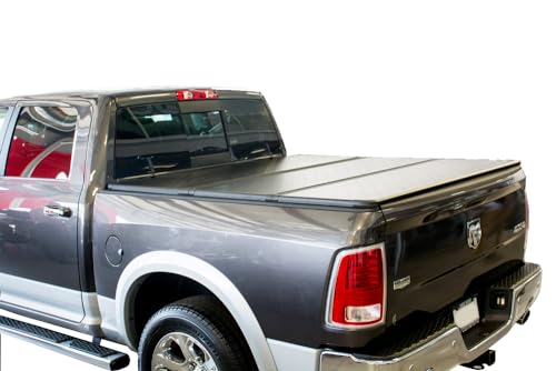 Hard Black Horse TONNEAU Cover High Profile Trifold (6.5ft Bed) Compatible with 2015-2018 Ram 2500|2015-2018 Ram 3500-HTF-DO20