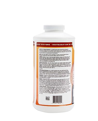 1 Quart Dicor RP-CRP-Q Roof Cleaner/Activator - EPDM Rubber Roof Coating System