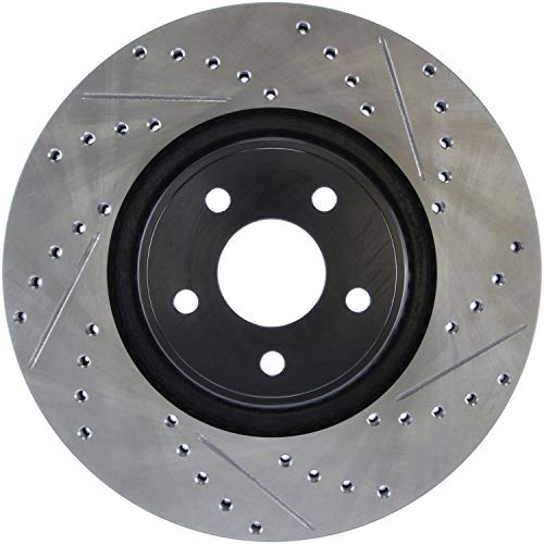 Sport Drilled/Slotted Brake Rotor StopTech 127.65146L (Front Left), 1 Pack