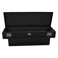 Single Lid RKI M60SB-1NMB Steel Chest Tool Box with Offset for Fullsize, Black
